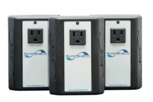 SaticShield Pure Power Plug-in Dirty Electricity Filter, 3-pack, front view