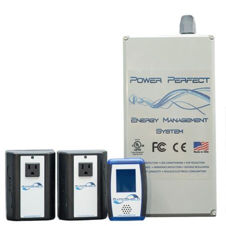 Package Deal: Satic Heavy Duty Power Perfect Whole-House Dirty Electricity Filter, 2 Pure Power Plug-in Filters, 1 Line EMI Meter