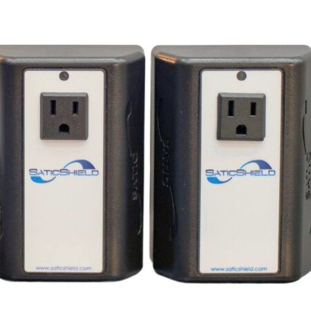 SaticShield Pure Power Plug-in Dirty Electricity Filter, 2-pack, front view