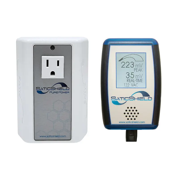 Emf Filter Pure Power Plug-In Filter & Dirty Electricity (Line EMI) Meter—Combo ...