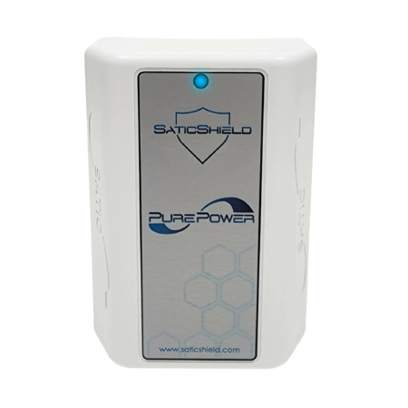 240-volt international pure power plugin dirty electricity filter Satic SaticShield