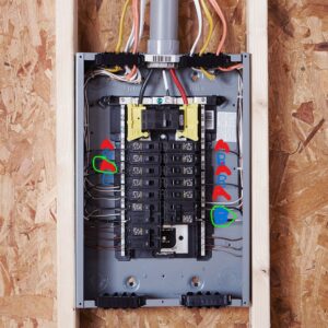 Second example of A and B phases on a circuit breaker panel to illustrate how to install SaticShield Pure Power plug-in filters