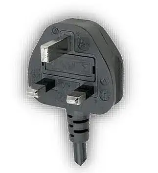 U.K. plug type G for Satic corded plug-in dirty electricity filter
